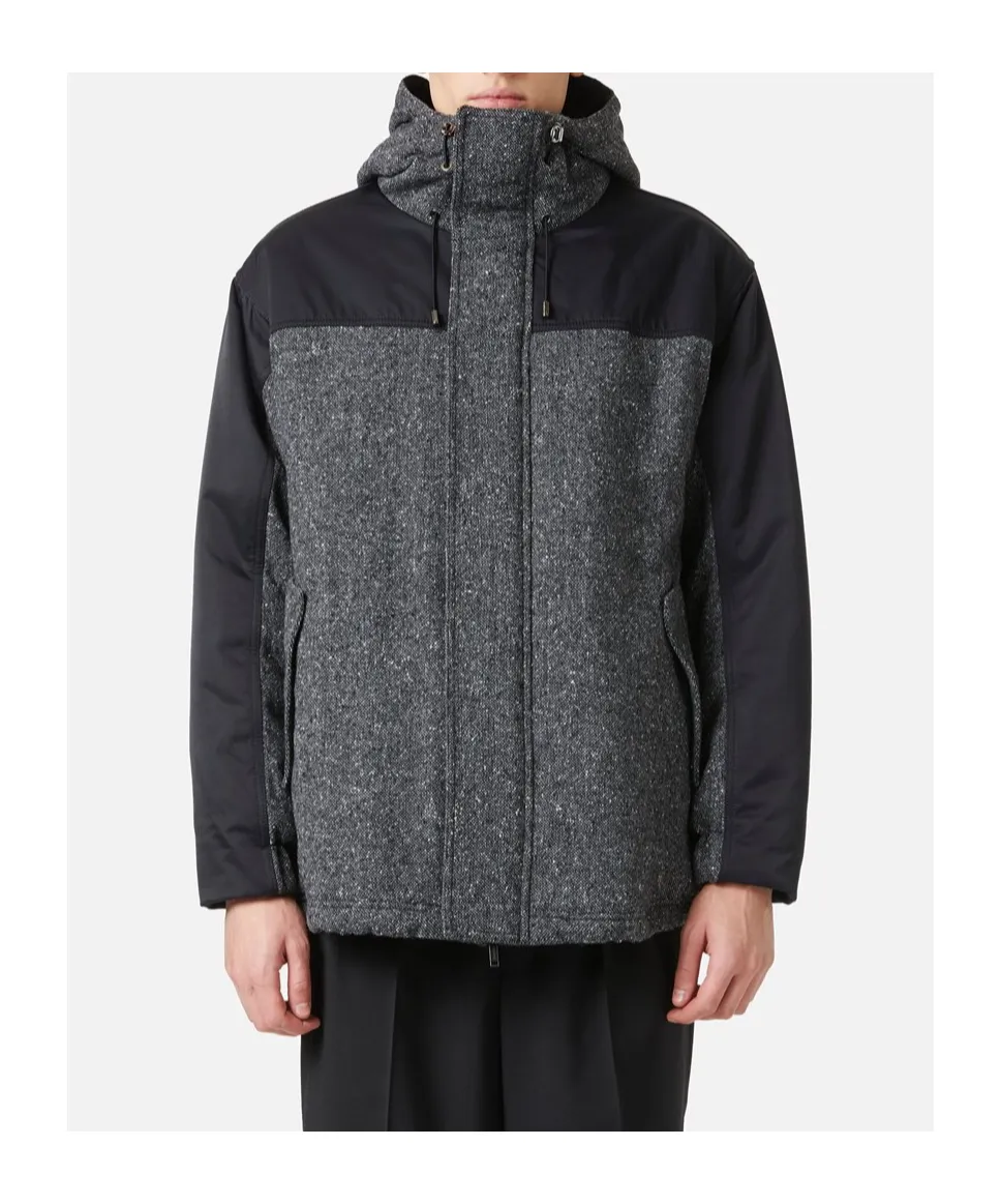 Panelled Hooded Jacket