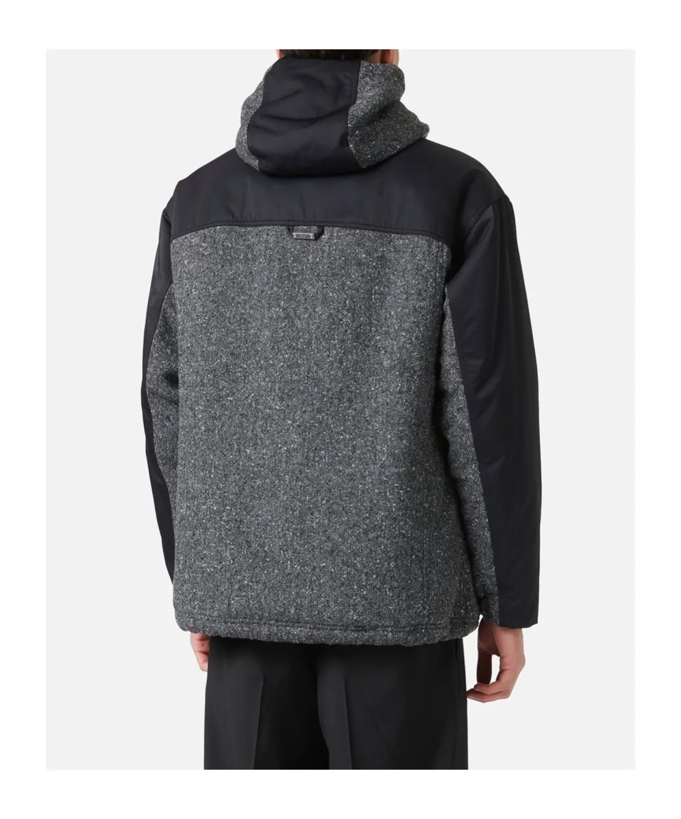 Panelled Hooded Jacket