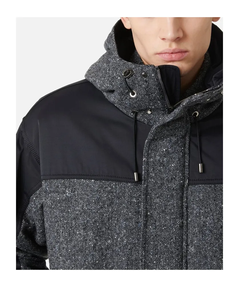Panelled Hooded Jacket