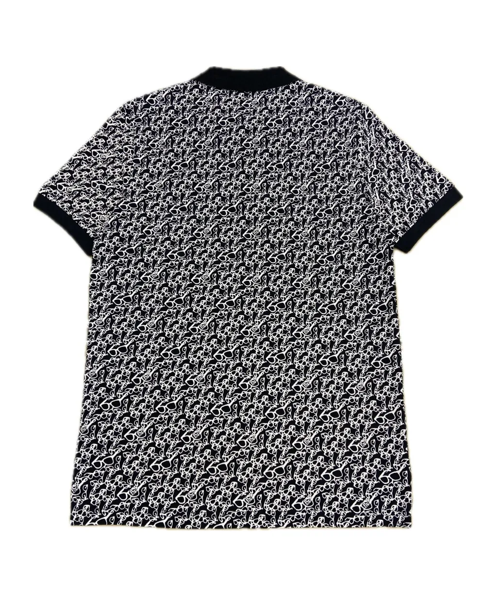 Button-Down Polo Shirt With Short Sleeves