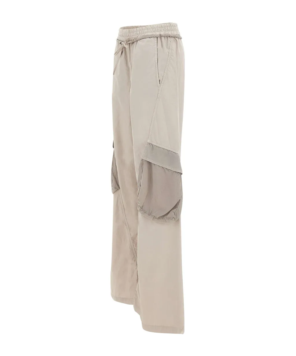 Wide-Leg Cargo Pants
