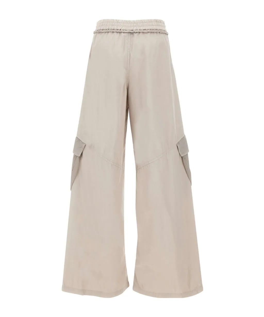 Wide-Leg Cargo Pants