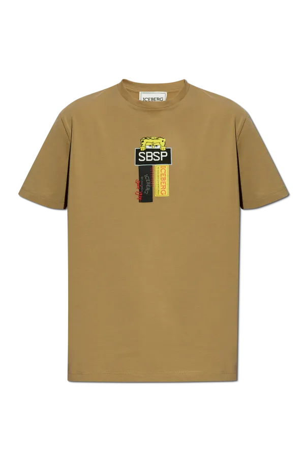 Logo Patch Crewneck T-Shirt