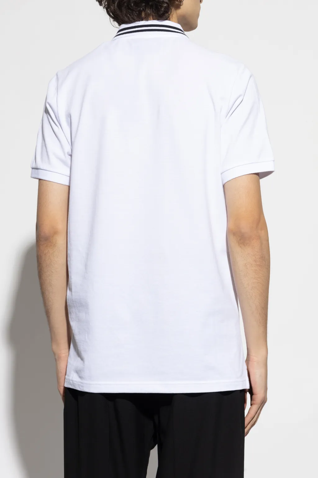 Logo Patch Short-Sleeved Polo Shirt