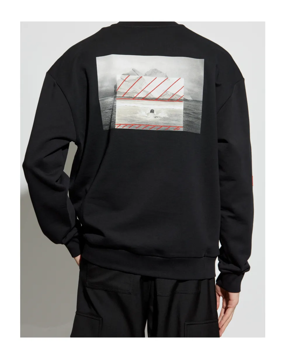 Logo Patch Crewneck Sweatshirt