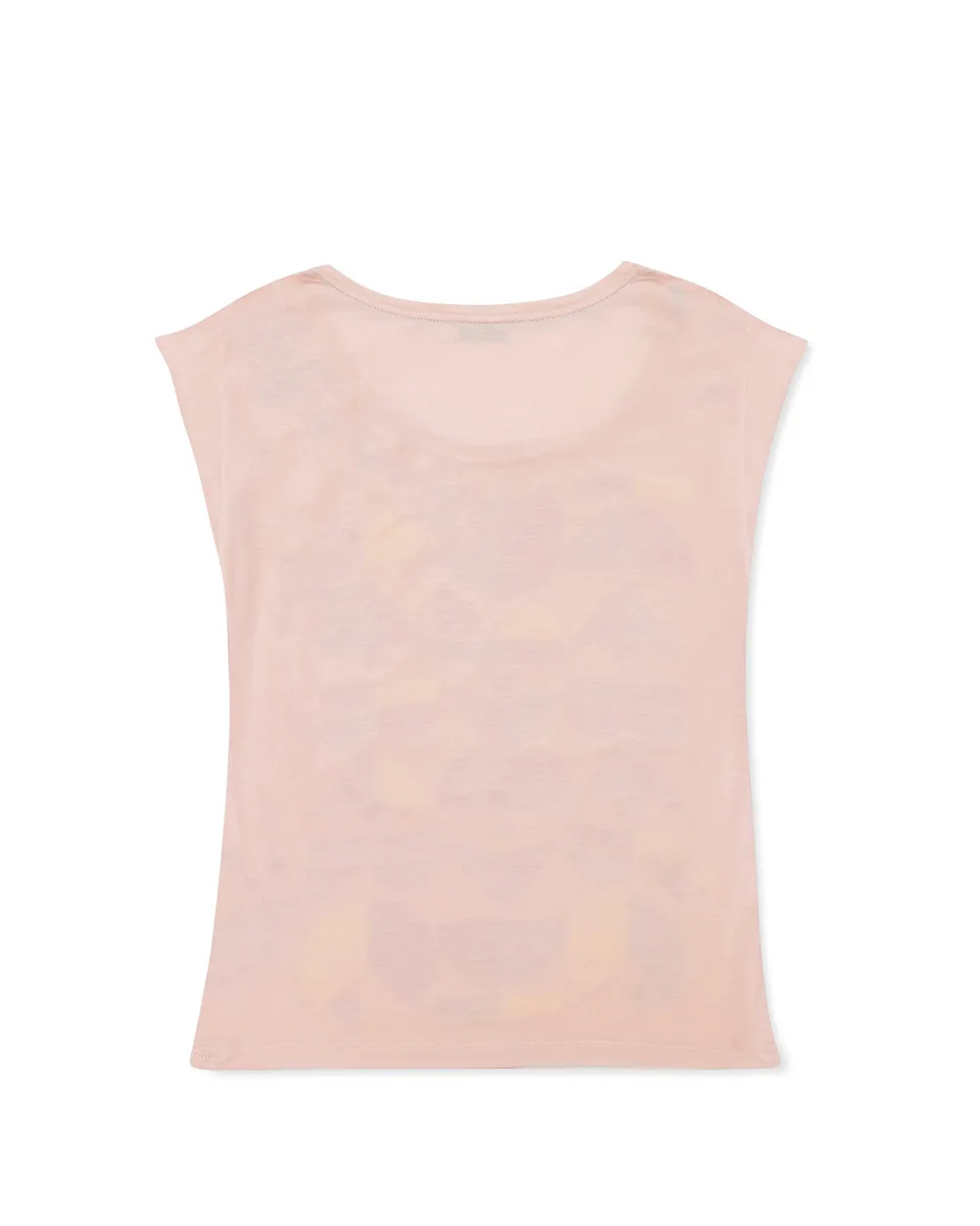 Printed Sleeveless T-Shirt