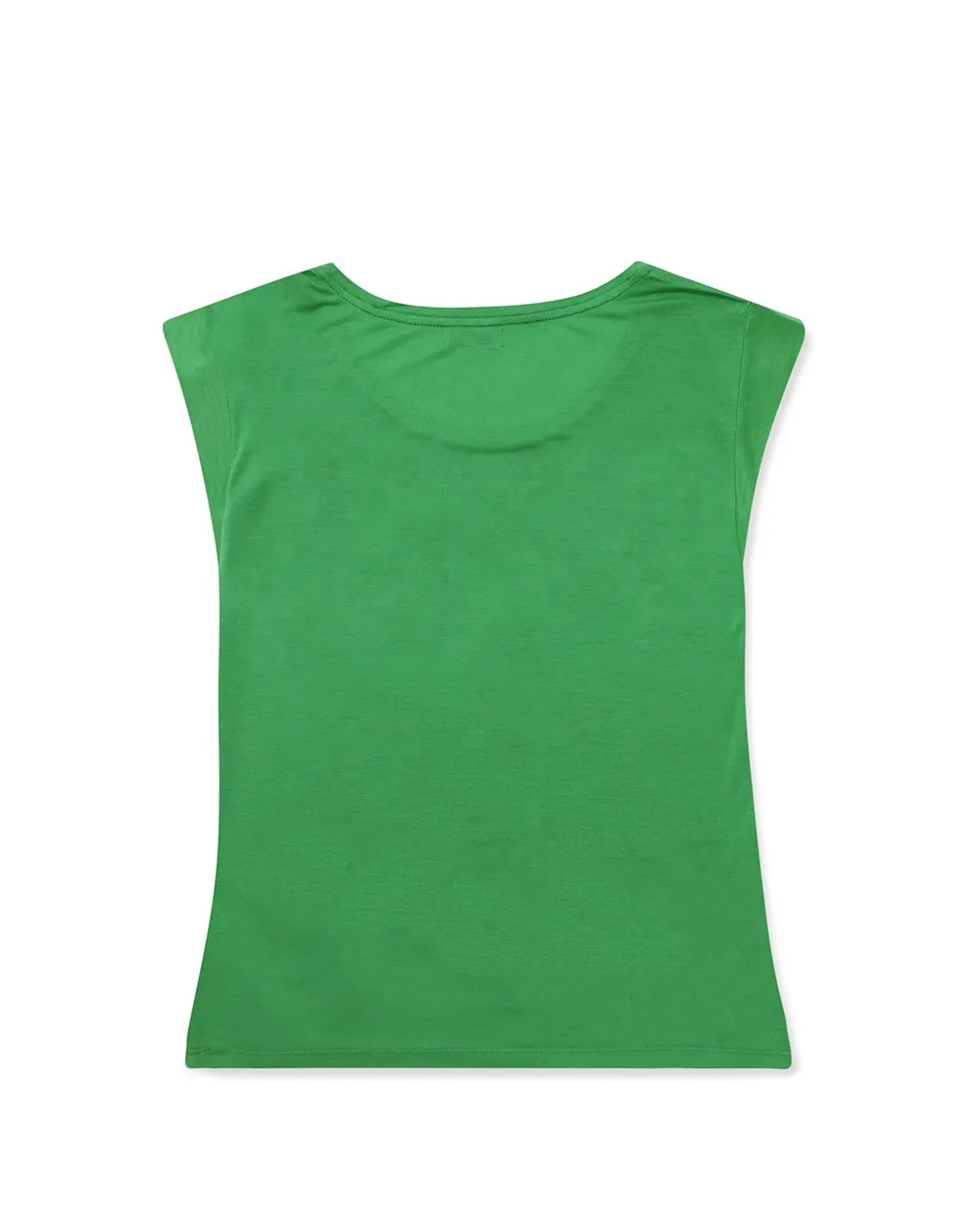 Printed Sleeveless T-Shirt