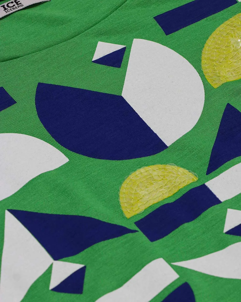 Printed Sleeveless T-Shirt