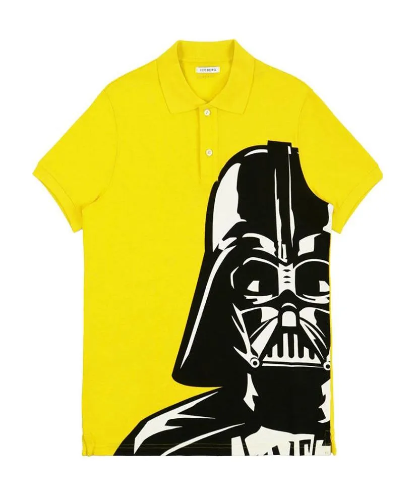 Printed Pattern Polo Shirt