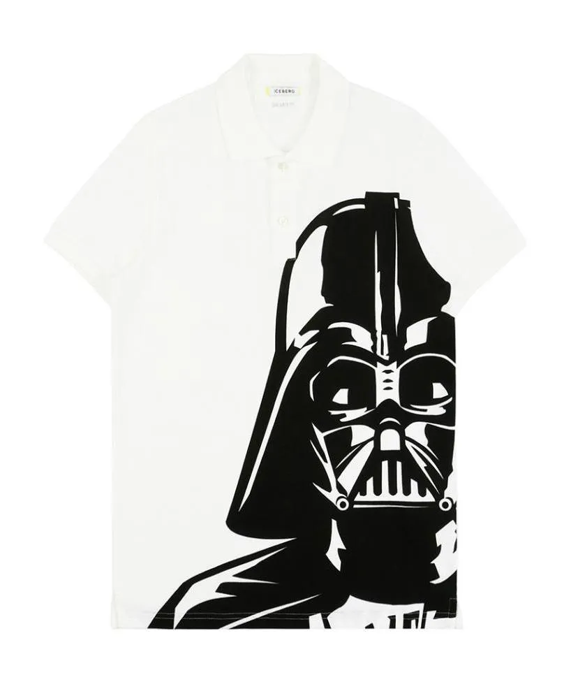 Printed Pattern Polo Shirt