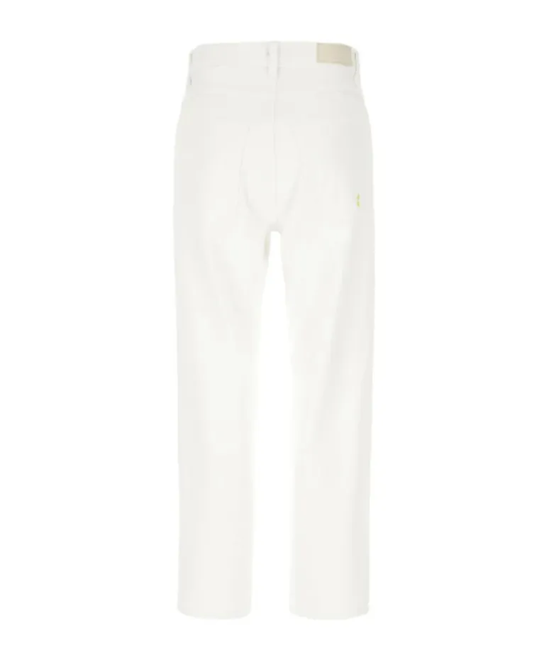 Star Embroidered Denim Trousers