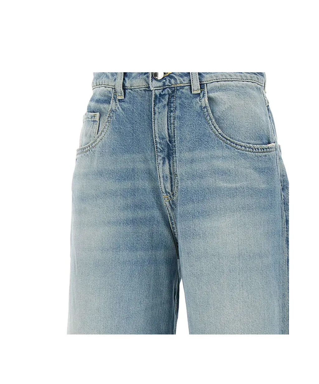 Poppy Jeans With Medium Rise Patch