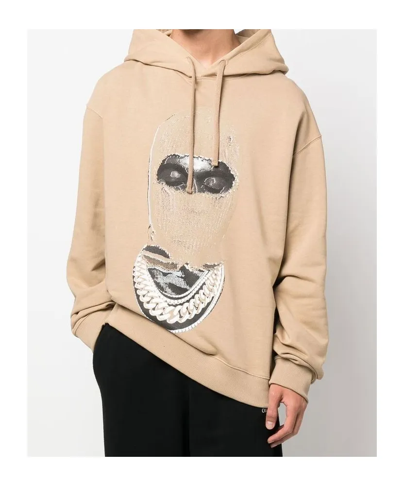 Graphic-Print Long-Sleeve Hoodie