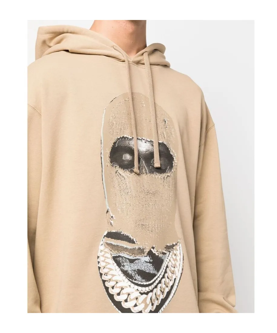 Graphic-Print Long-Sleeve Hoodie