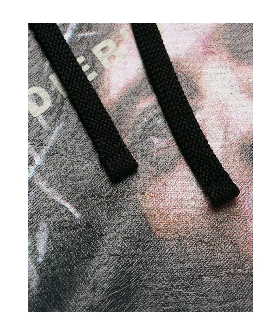Graphic Logo Print Hoodie