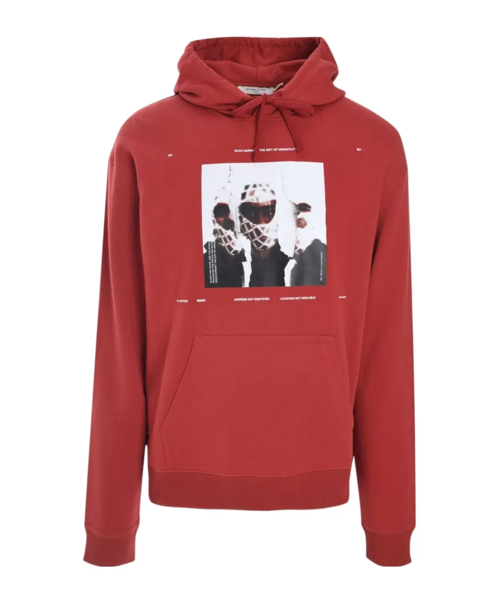 Graphic-Print Cotton Hoodie