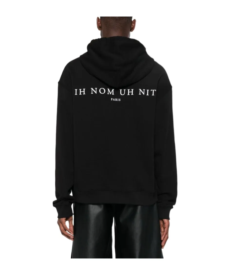 Mask Printed Drawstring Hoodie