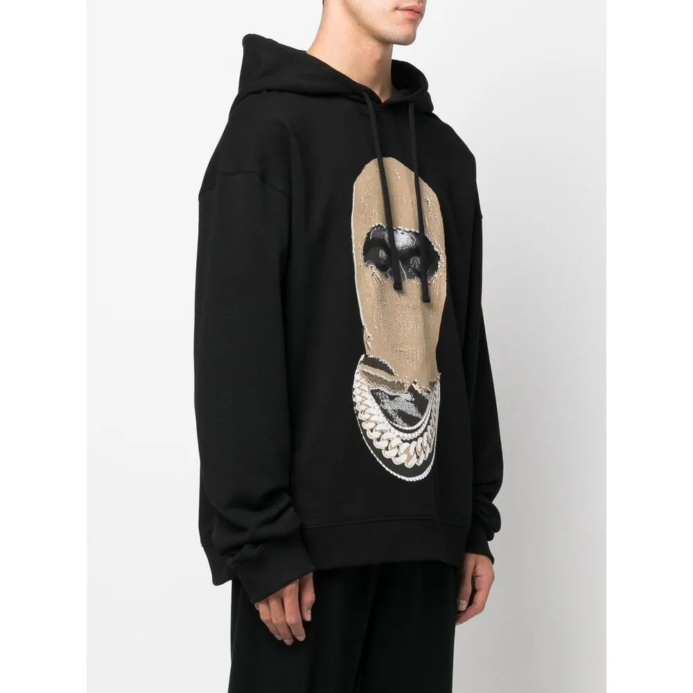 Graphic-Print Pullover Hoodie