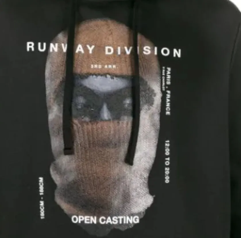 Printed Hooded Sweater Runway Division