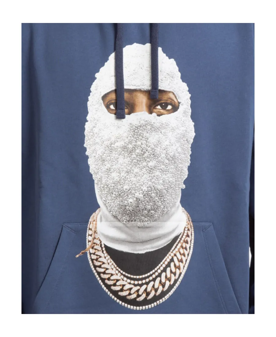 Gold Face Print Hoodie