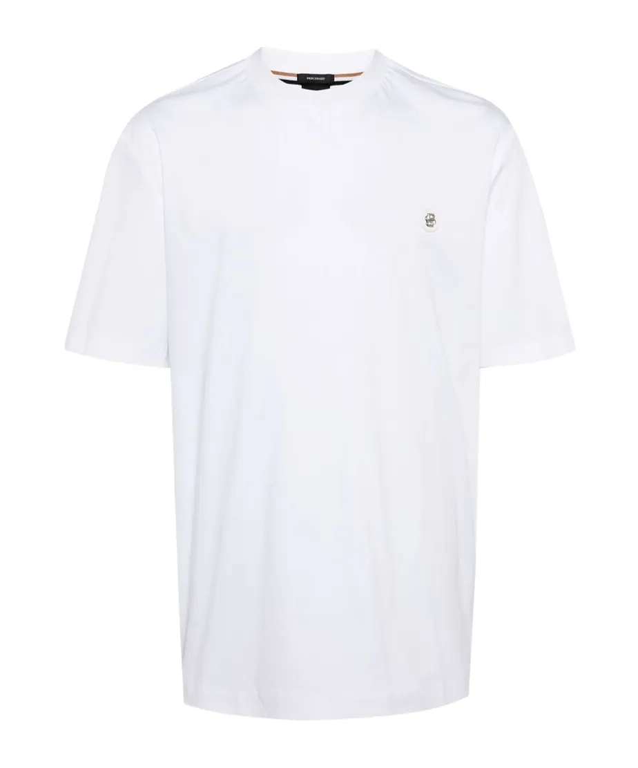 Double Monogram Patch Crewneck T-Shirt