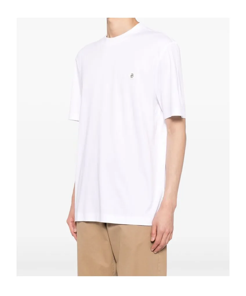 Double Monogram Patch Crewneck T-Shirt