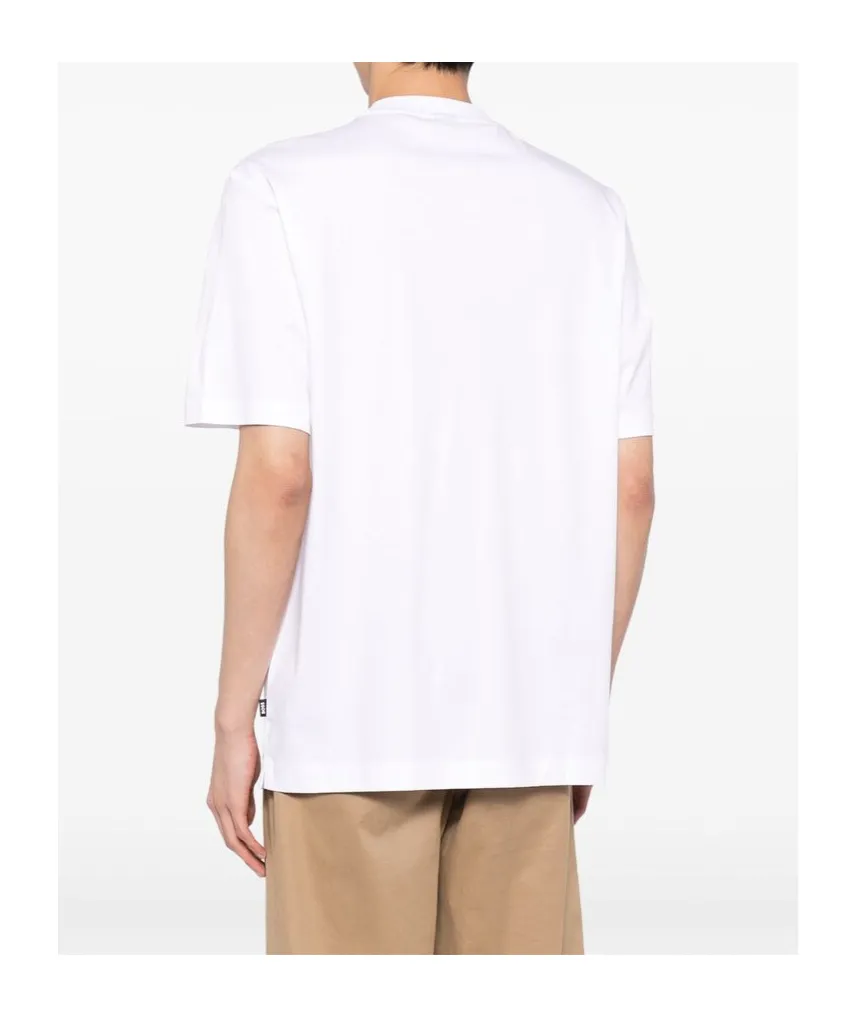 Double Monogram Patch Crewneck T-Shirt