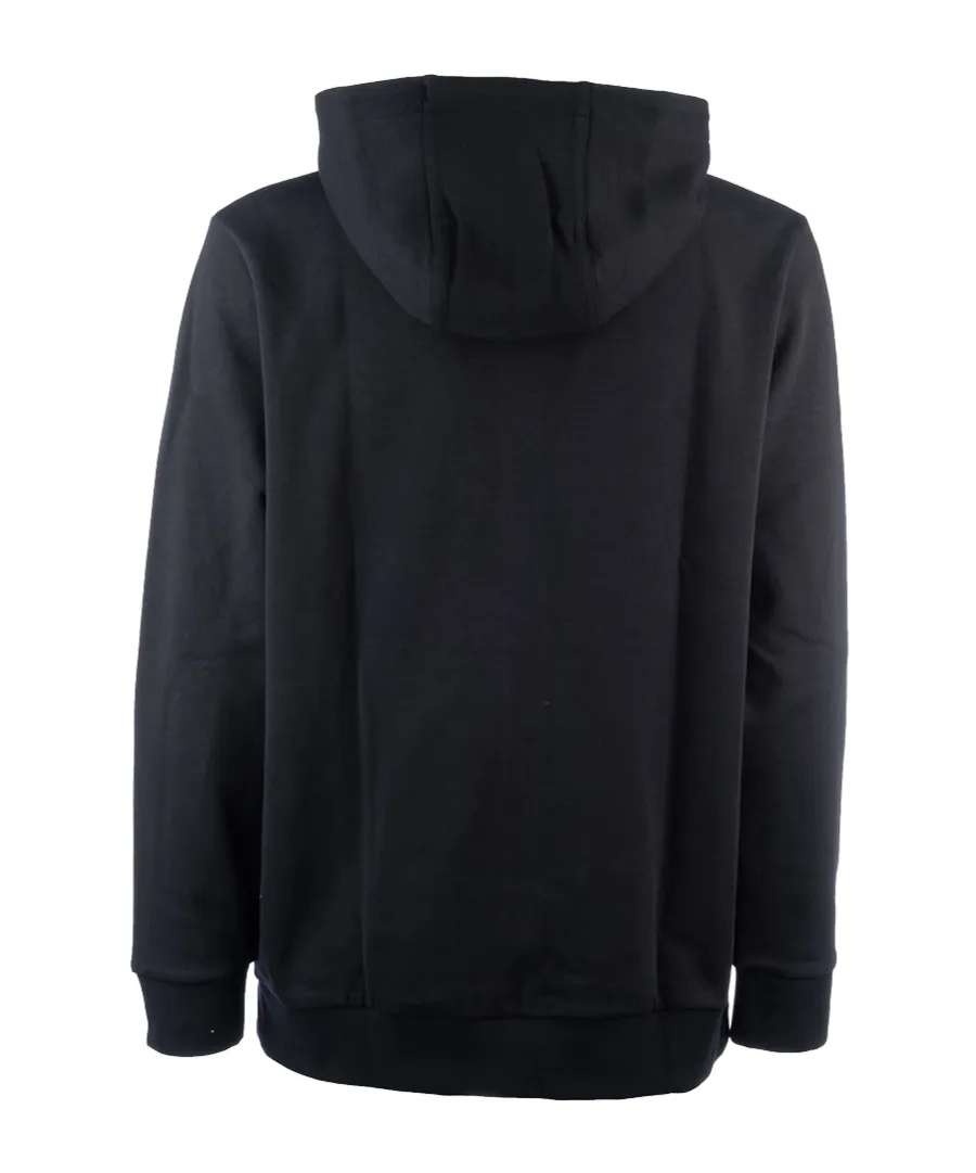 Logo Patch Zipped Hoodie