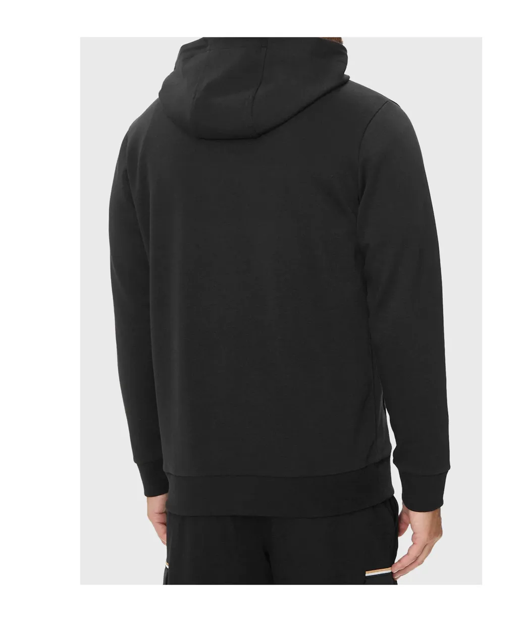 Logo Patch Zipped Hoodie