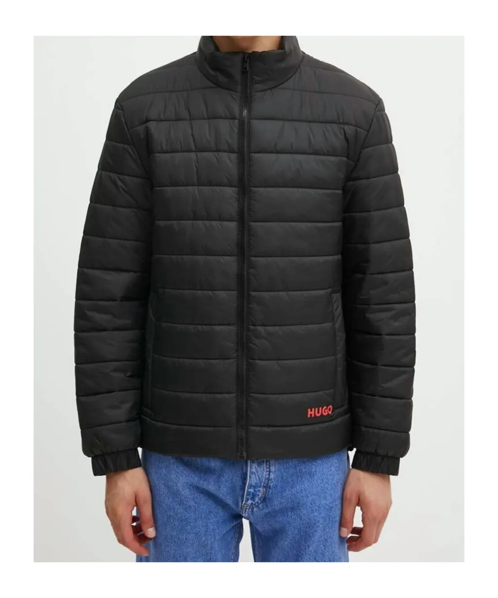 Logo-Printed Zipped Padded Jacket