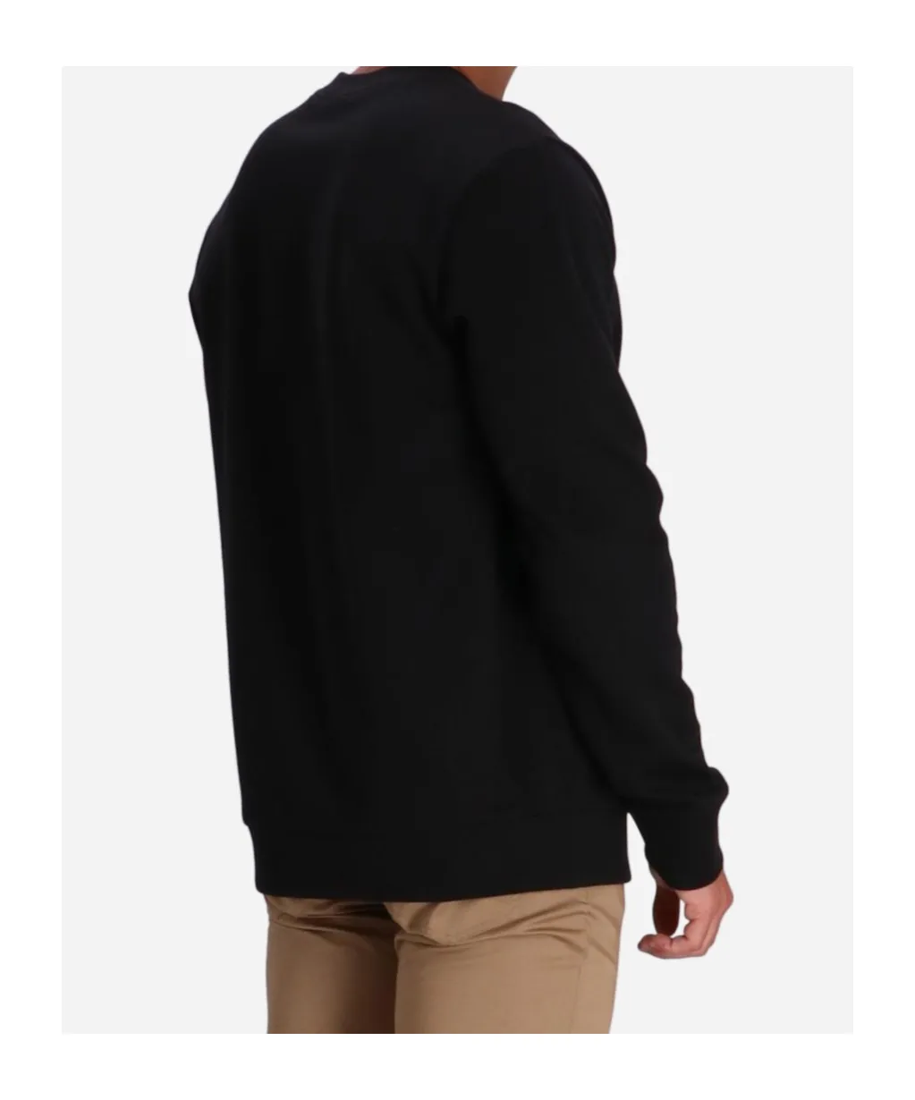 Logo Plaque Crewneck Sweatshirt