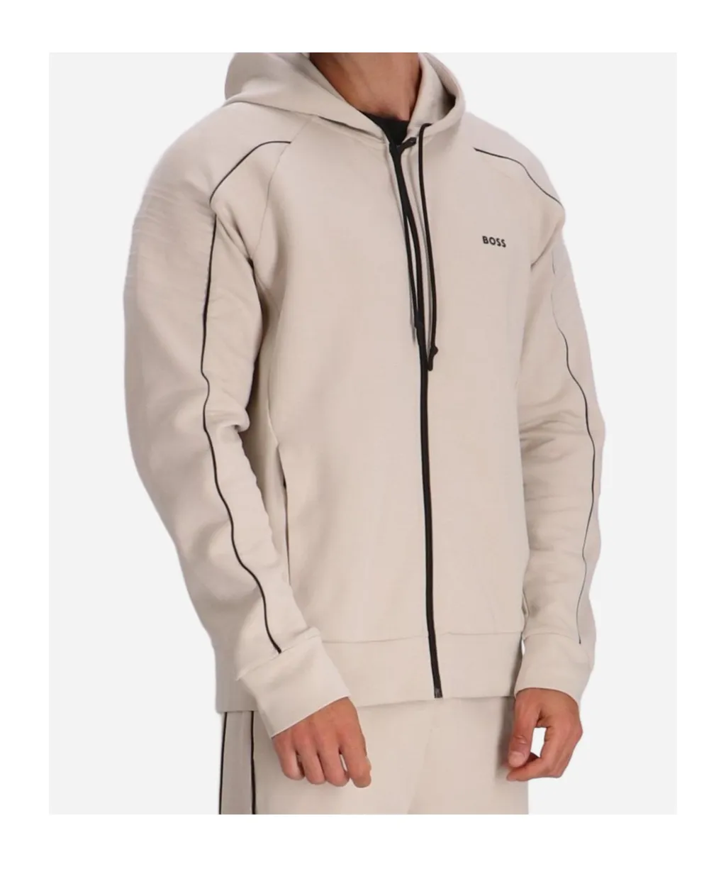 Logo-Print Drawstring Hoodie