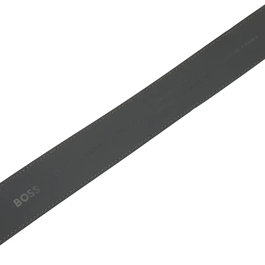 Logo Engraved Buckle-Fastened Belt