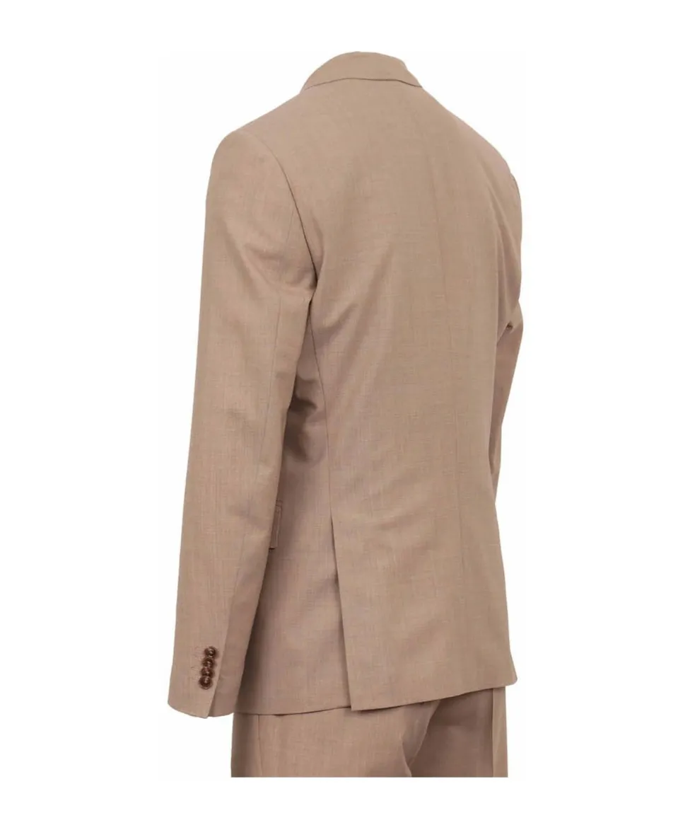 Suit Coat With Single-Breasted Vest