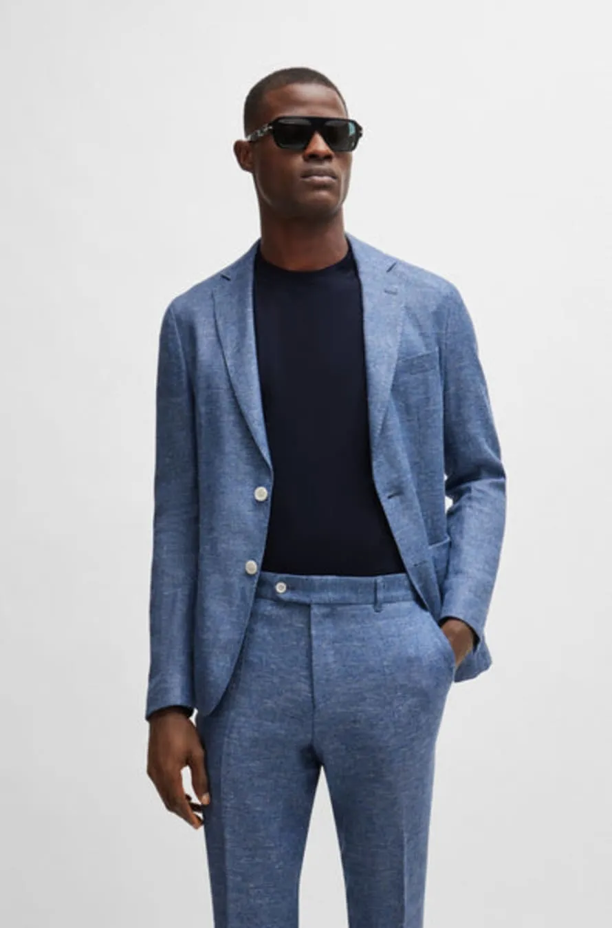 Single-Breasted Long-Sleeved Blazer
