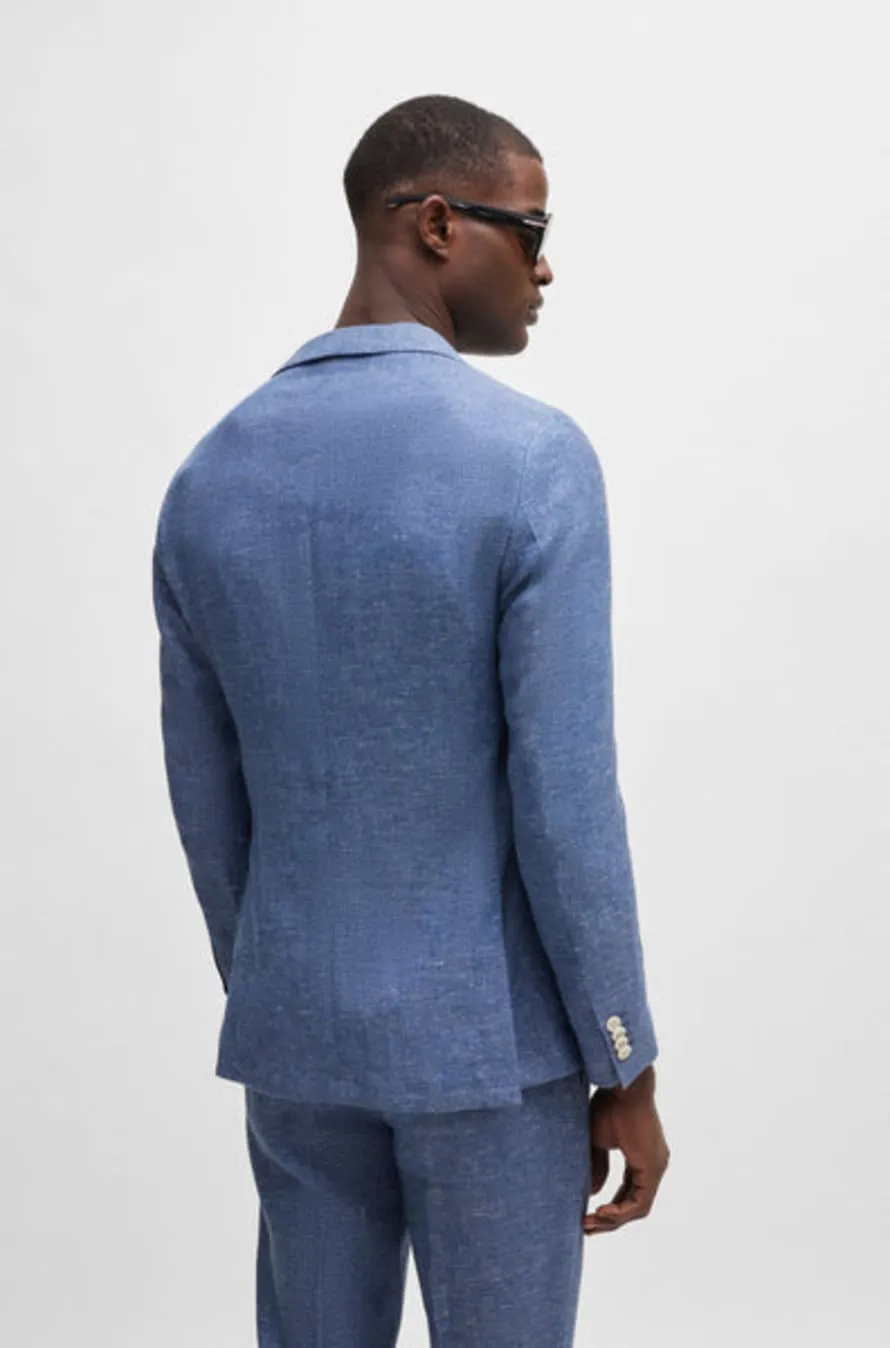 Single-Breasted Long-Sleeved Blazer