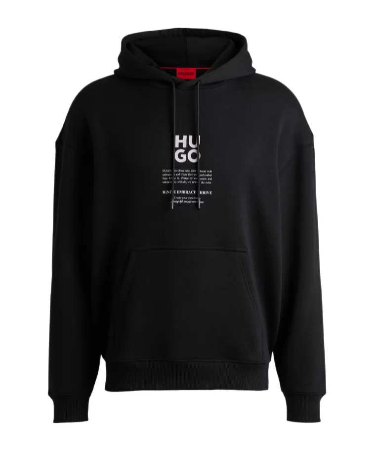 Printed Cotton Hoodie