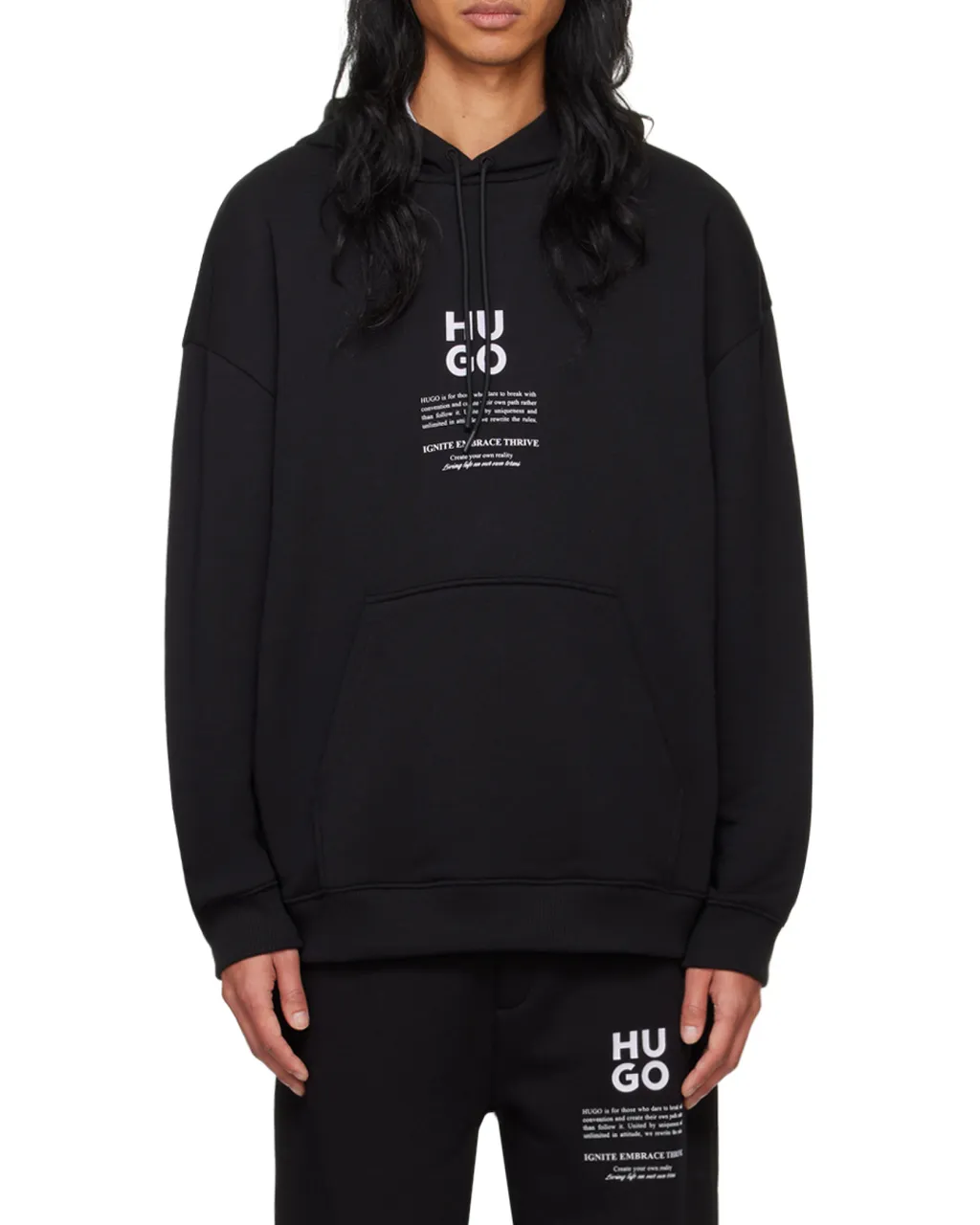 Printed Cotton Hoodie