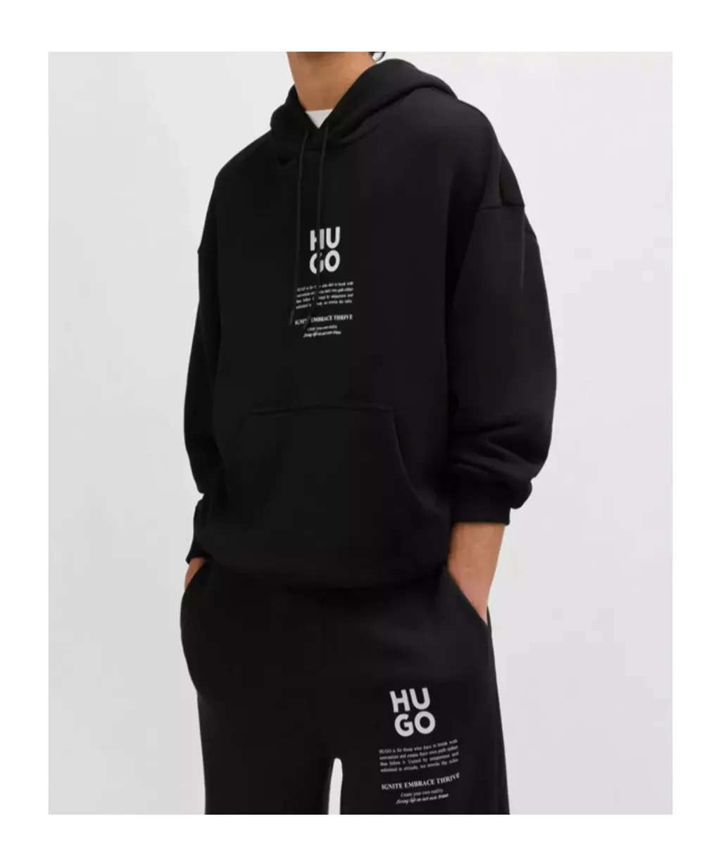 Printed Cotton Hoodie