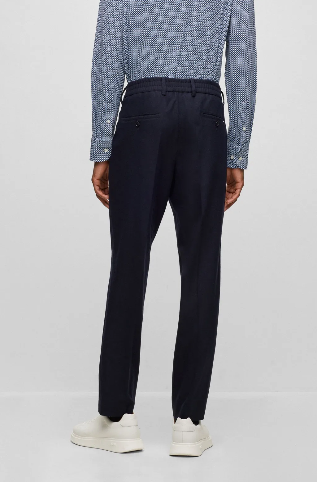 Belt-Loop Formal Trousers
