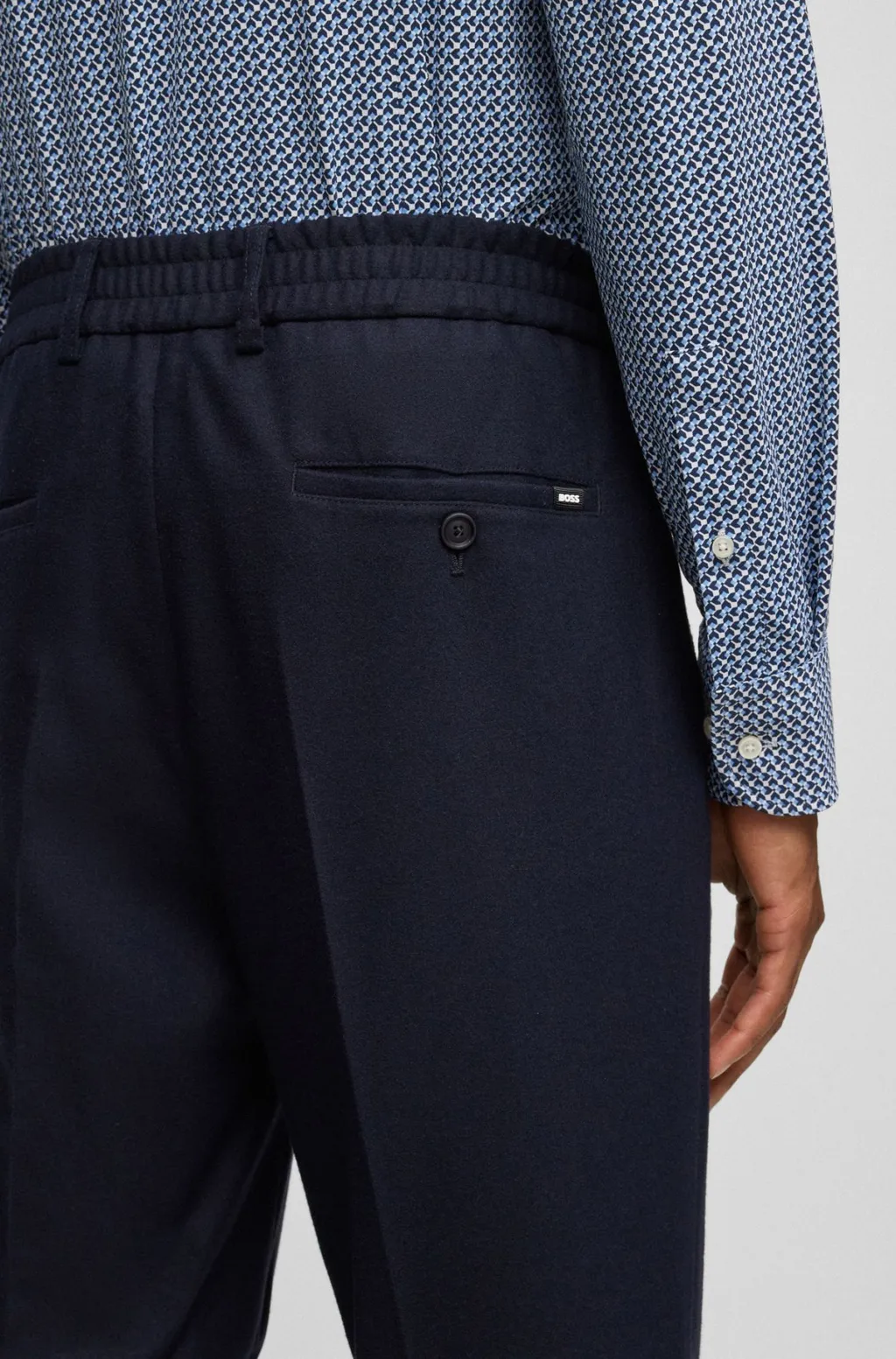 Belt-Loop Formal Trousers