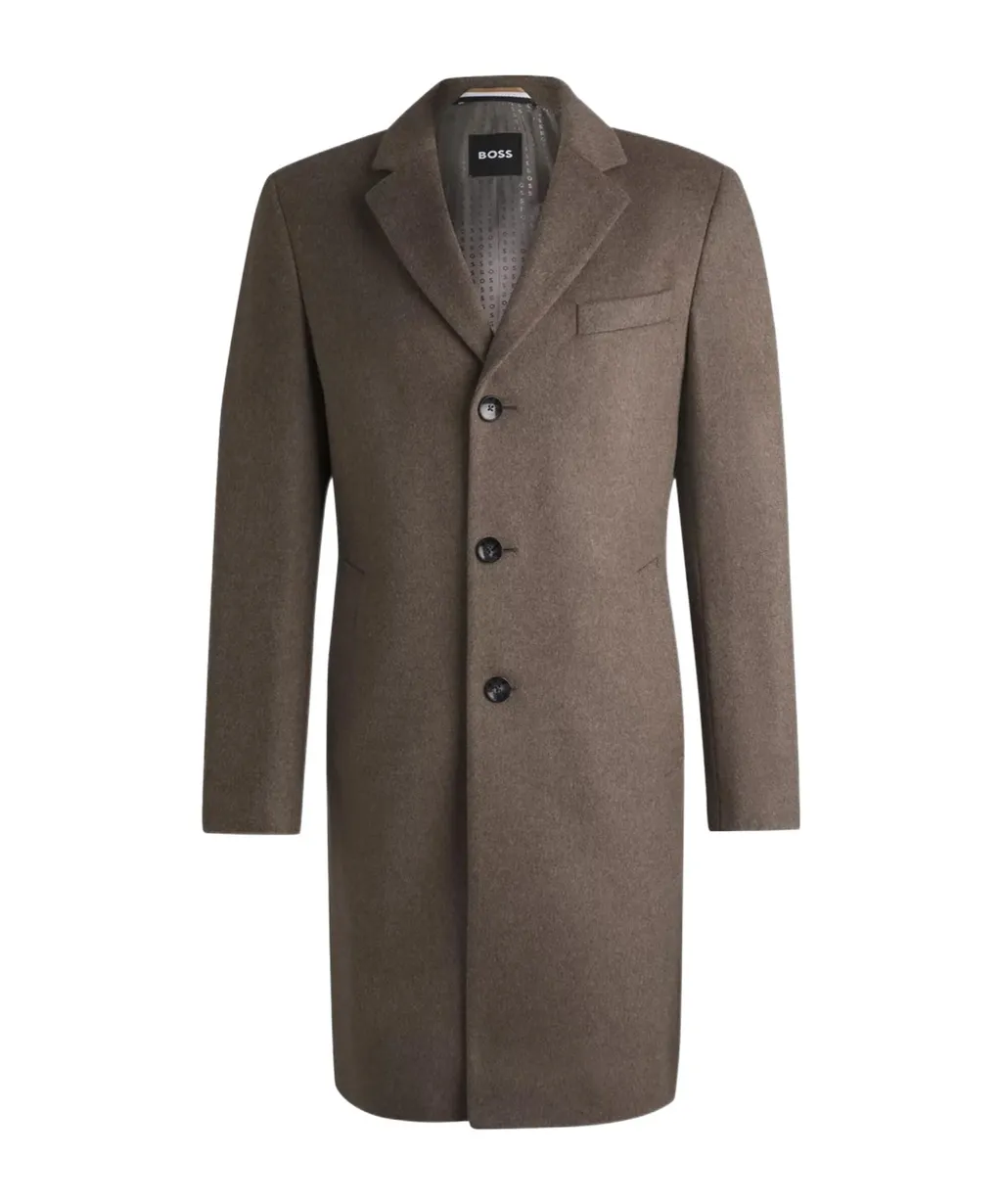 Single Breasted Slim-Fit Coat