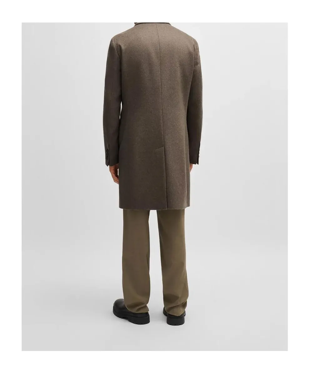 Single Breasted Slim-Fit Coat