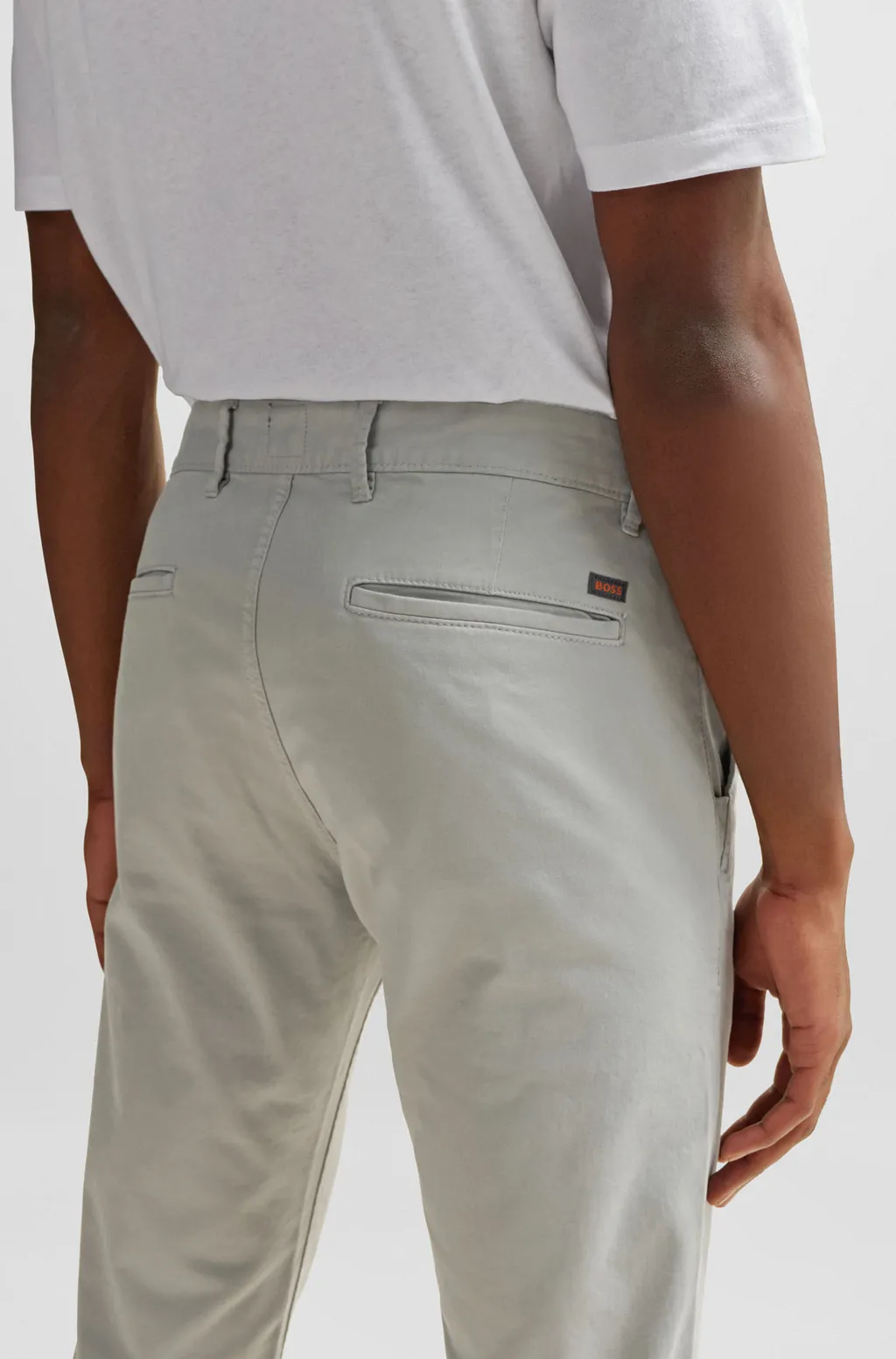Belt-Loop Casual Pants