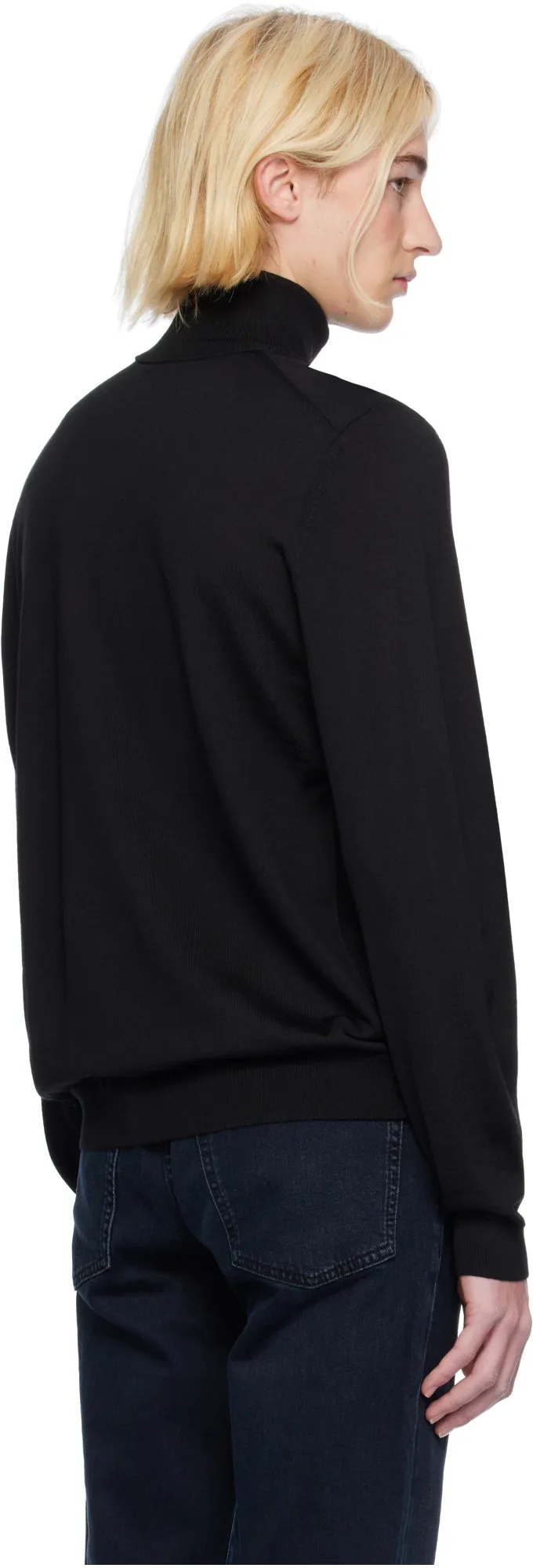 Roll-Neck Knitted Jumper