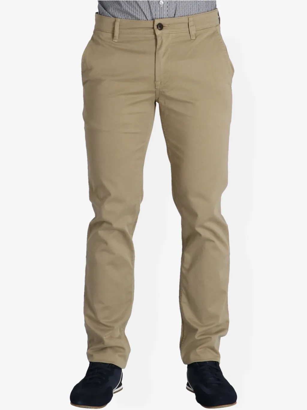 Belt-Loop Casual Pants