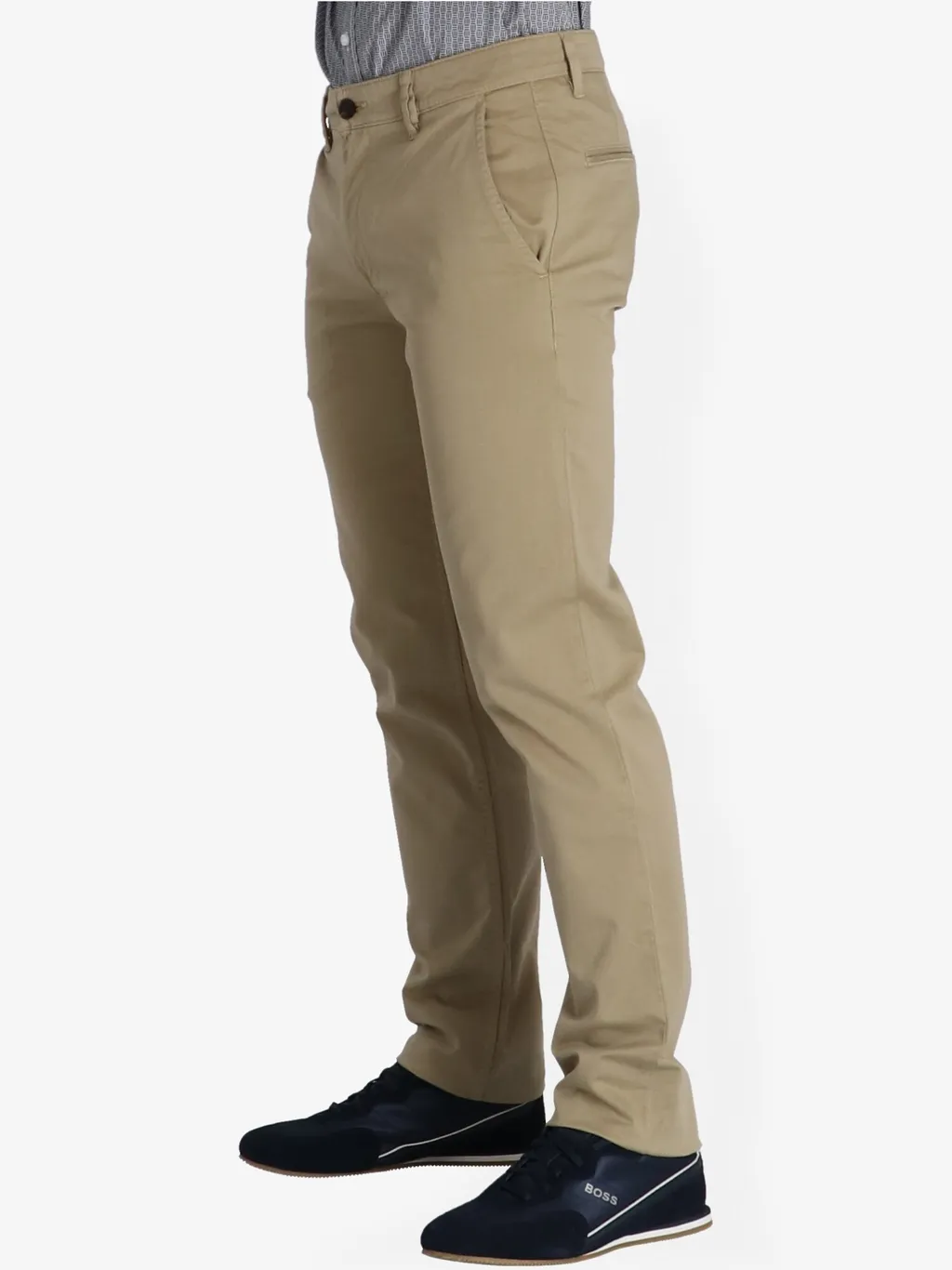 Belt-Loop Casual Pants
