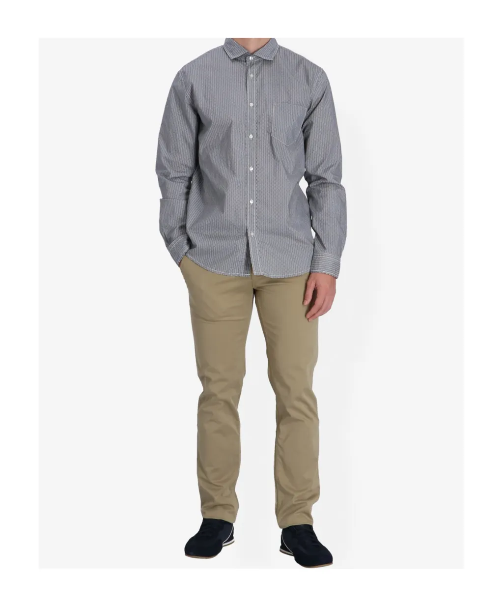 Belt-Loop Casual Pants
