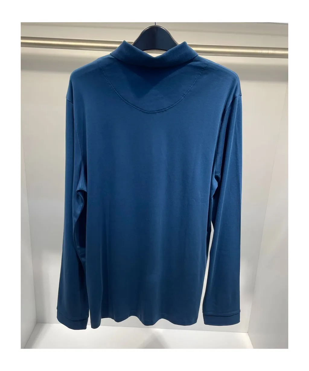 Logo Long-Sleeved Polo Shirt
