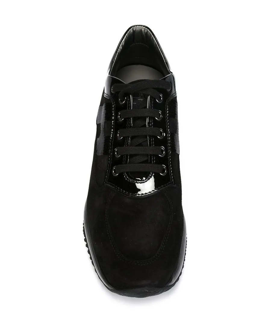 Interactive Lace-Up Sneakers